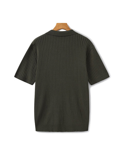 Polo Premium in Maglia a Coste