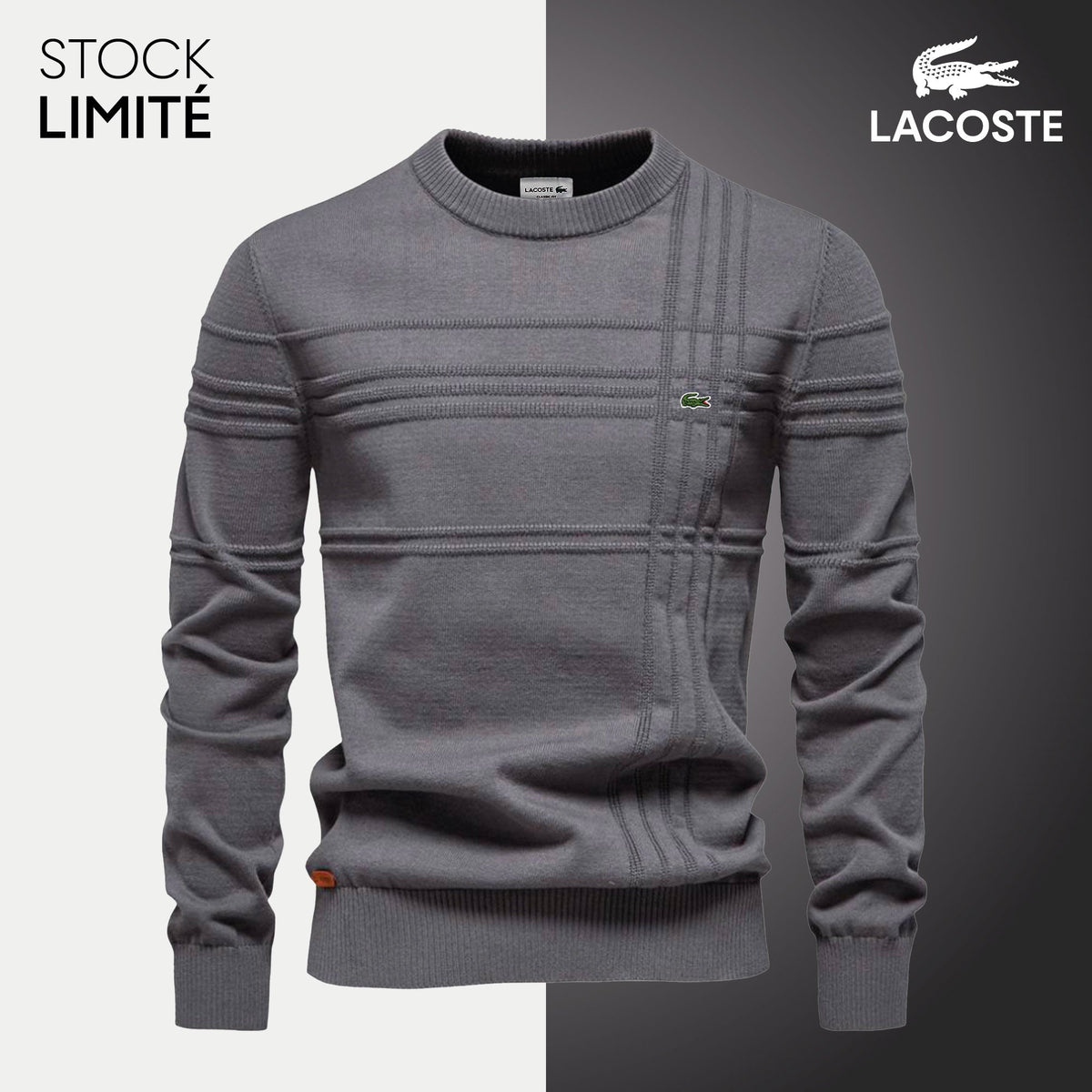 Pull Homme Texturé LC™ (DÉSTOCKAGE)